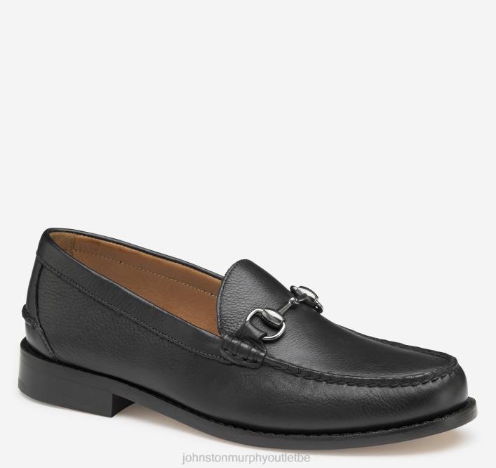 Johnston & Murphy Hommes peu de Halstead TXRN312 chaussures noir pleine fleur