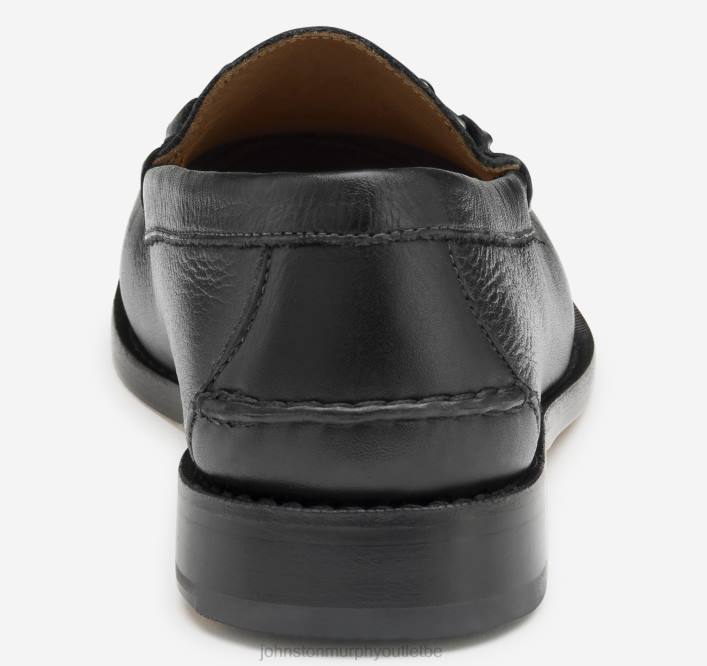 Johnston & Murphy Hommes peu de Halstead TXRN312 chaussures noir pleine fleur