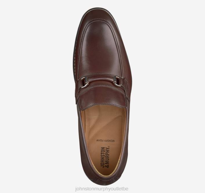Johnston & Murphy Hommes peu de Lewis TXRN203 chaussures acajou pleine fleur