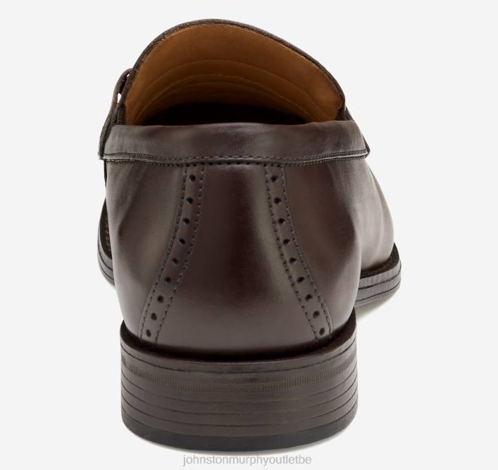 Johnston & Murphy Hommes peu de Lewis TXRN203 chaussures acajou pleine fleur