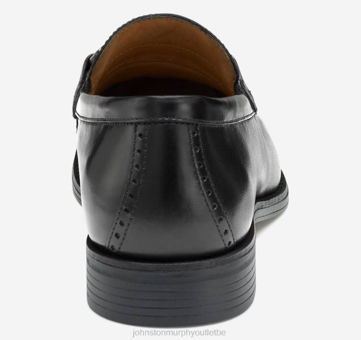 Johnston & Murphy Hommes peu de Lewis TXRN220 chaussures noir pleine fleur