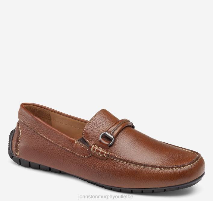 Johnston & Murphy Hommes peu de cort TXRN174 chaussures beige pleine fleur