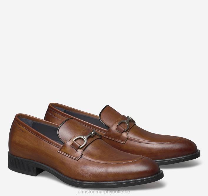 Johnston & Murphy Hommes peu de flynch TXRN345 chaussures cuir de veau italien beige
