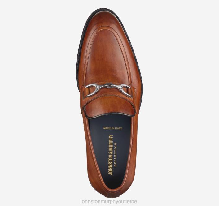 Johnston & Murphy Hommes peu de flynch TXRN345 chaussures cuir de veau italien beige