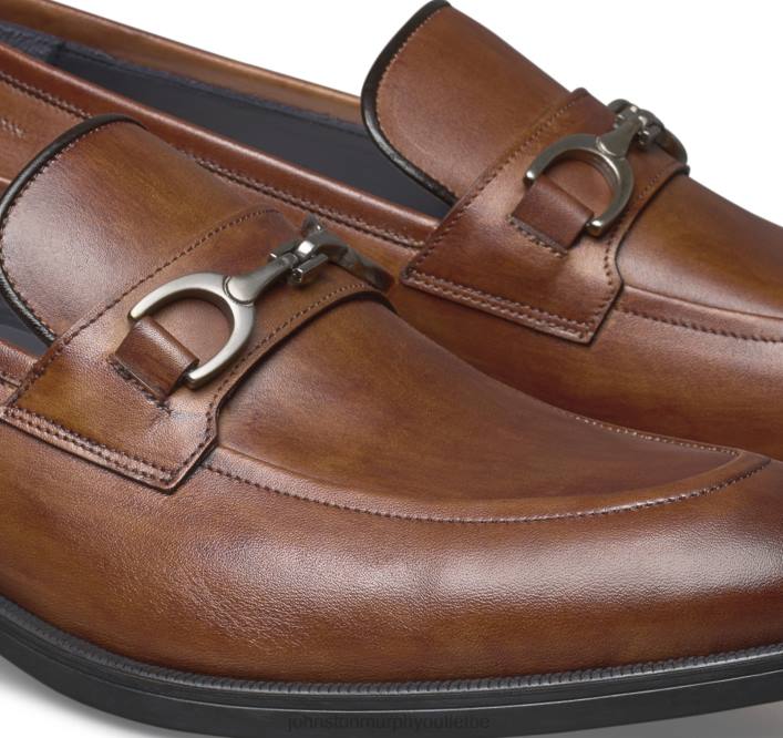 Johnston & Murphy Hommes peu de flynch TXRN345 chaussures cuir de veau italien beige