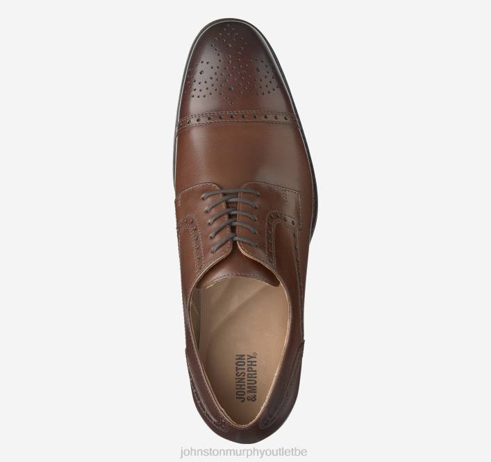 Johnston & Murphy Hommes bout levis TXRN372 chaussures beige pleine fleur