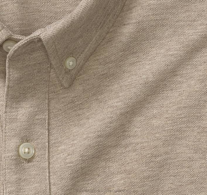 Johnston & Murphy Hommes chemise en maille à manches longues xc flex birdeye TXRN722 vêtements gruau