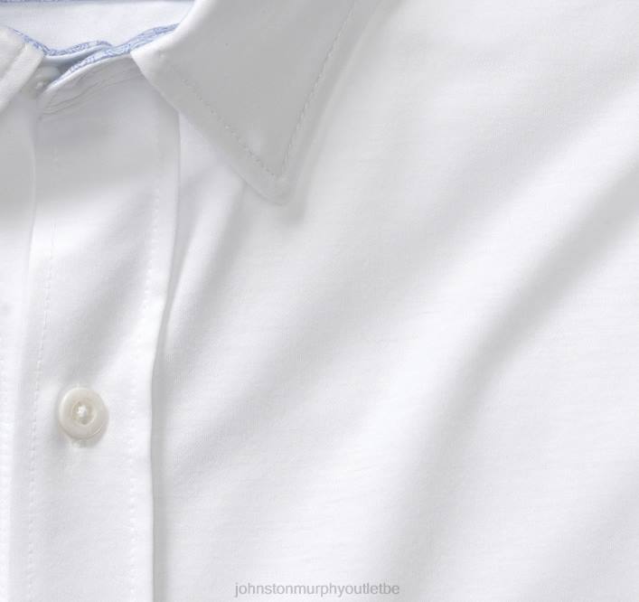 Johnston & Murphy Hommes chemise à manches longues extensible xc flex TXRN510 vêtements solide blanc
