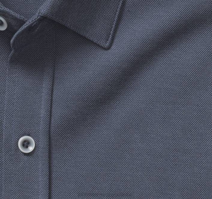 Johnston & Murphy Hommes chemise vintage boutonnée sur le devant TXRN491 vêtements marine