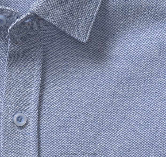 Johnston & Murphy Hommes chemise vintage boutonnée sur le devant TXRN528 vêtements bleu