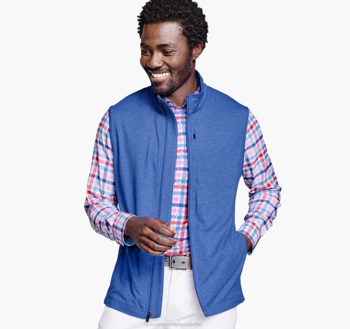 Johnston & Murphy Hommes gilet de performance XC4 TXRN535 vêtements cobalt