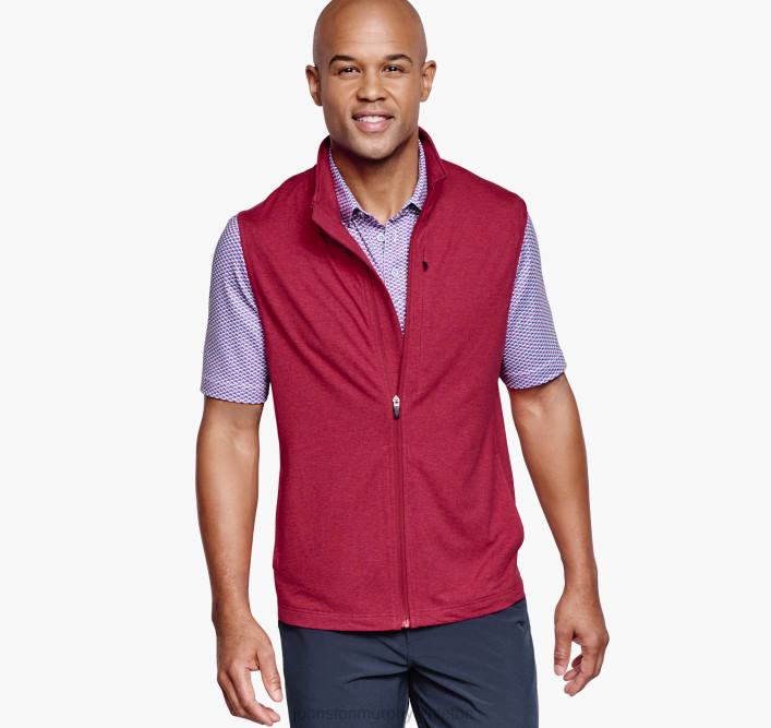 Johnston & Murphy Hommes gilet de performance XC4 TXRN641 vêtements rouge