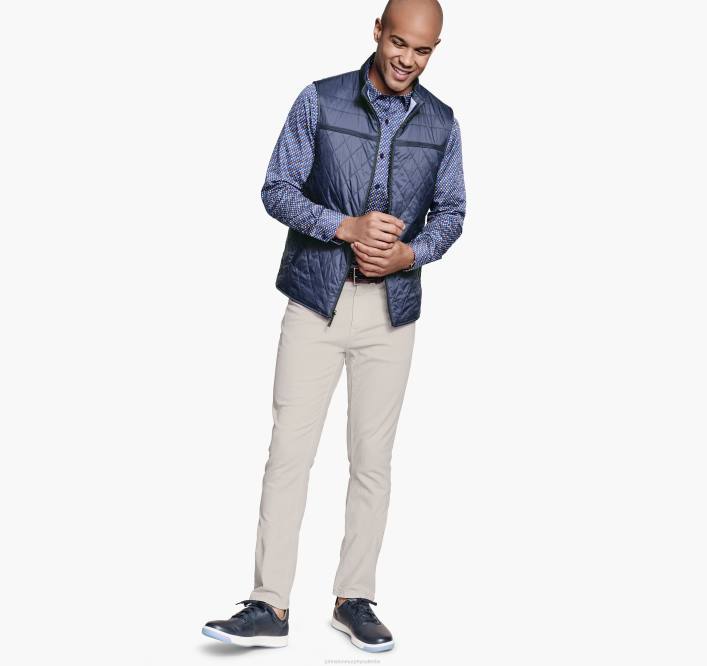 Johnston & Murphy Hommes gilet réversible TXRN804 vêtements bleu marine