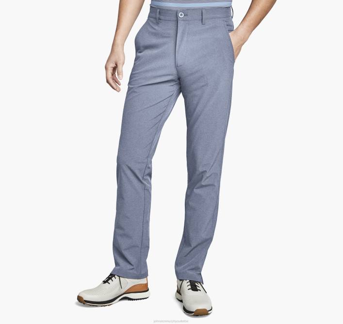 Johnston & Murphy Hommes pantalon de performance xc4 TXRN461 vêtements bleu chiné