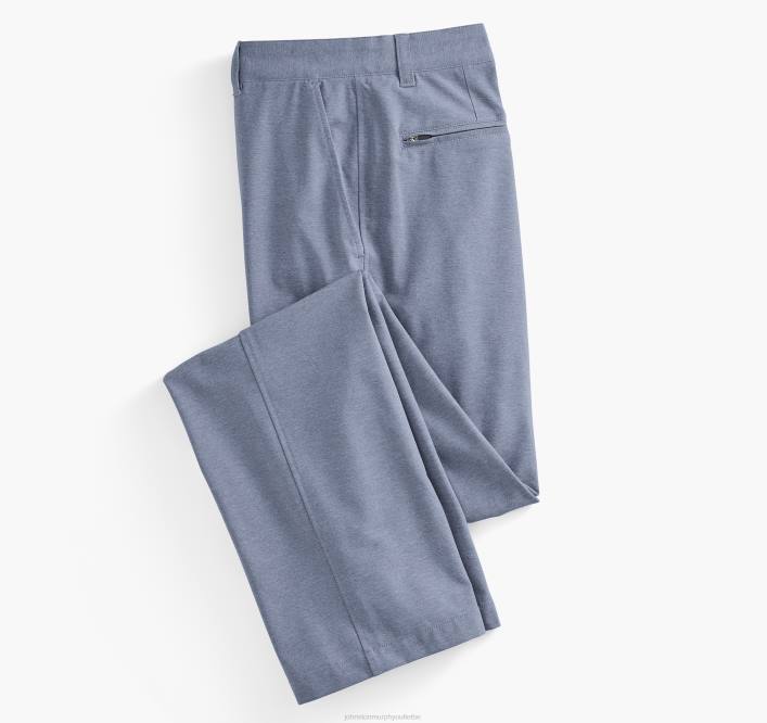 Johnston & Murphy Hommes pantalon de performance xc4 TXRN461 vêtements bleu chiné