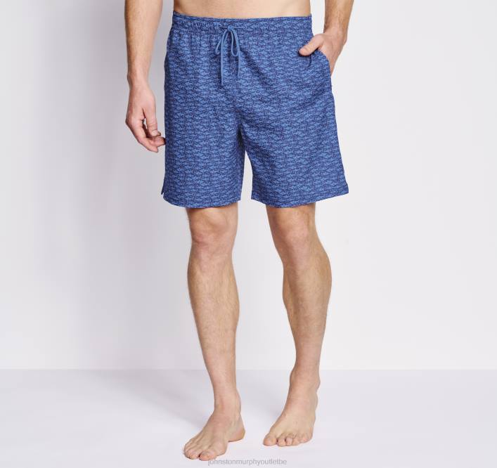 Johnston & Murphy Hommes shorts de bain TXRN442 vêtements requin nageur de la marine