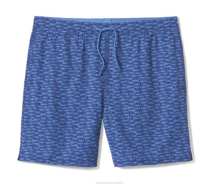 Johnston & Murphy Hommes shorts de bain TXRN442 vêtements requin nageur de la marine