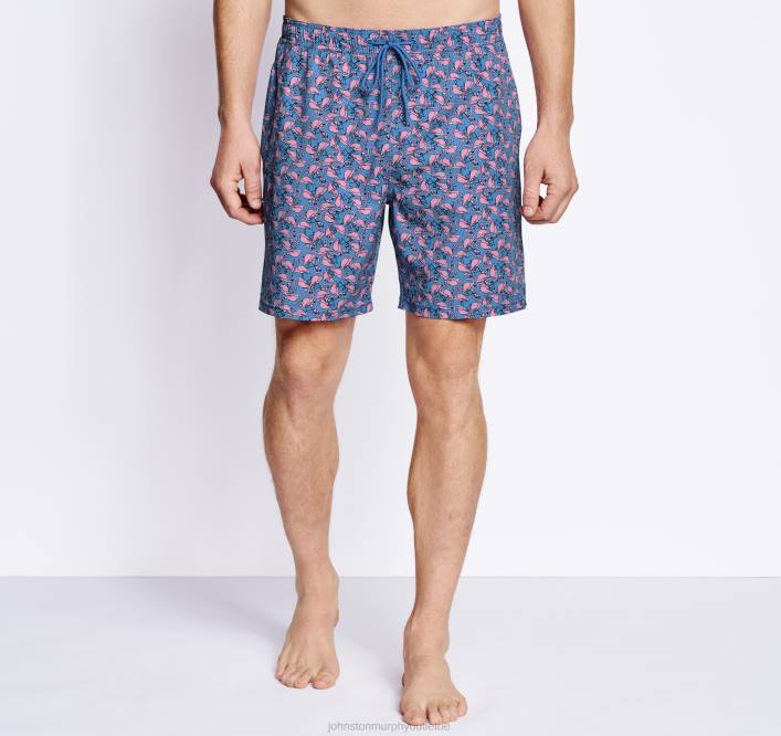 Johnston & Murphy Hommes shorts de bain TXRN488 vêtements flamant bleu