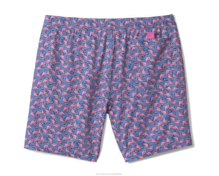 Johnston & Murphy Hommes shorts de bain TXRN488 vêtements flamant bleu