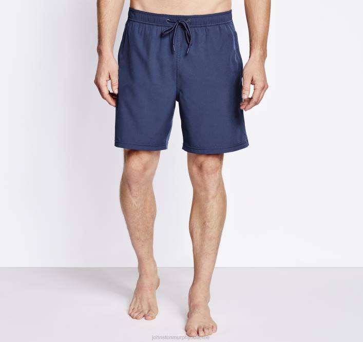Johnston & Murphy Hommes shorts de bain TXRN495 vêtements marine uni