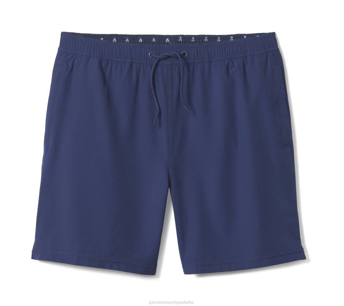 Johnston & Murphy Hommes shorts de bain TXRN495 vêtements marine uni
