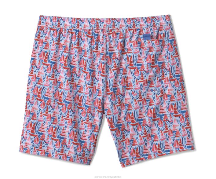 Johnston & Murphy Hommes shorts de bain TXRN520 vêtements voilier bleu clair