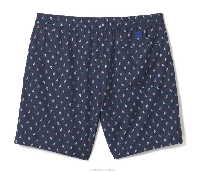 Johnston & Murphy Hommes shorts de bain TXRN549 vêtements crâne marine