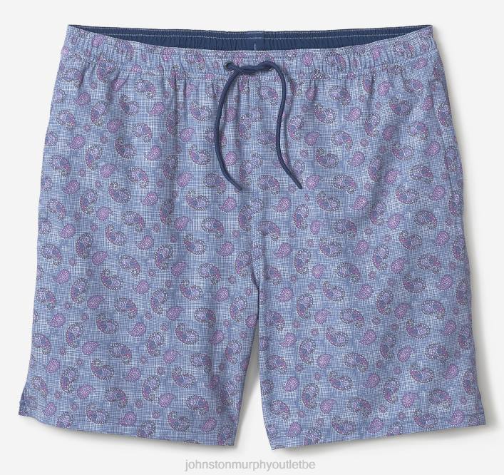 Johnston & Murphy Hommes shorts de bain TXRN680 vêtements crâne multi cachemire bleu marine