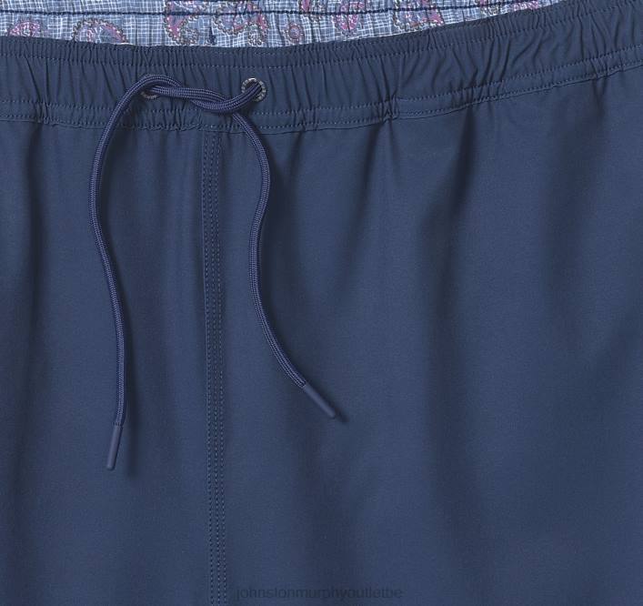 Johnston & Murphy Hommes shorts de bain TXRN840 vêtements marine uni
