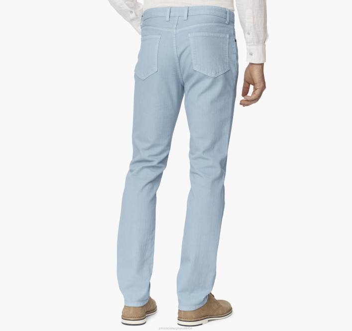 Johnston & Murphy Hommes jean surteint TXRN884 vêtements bleu