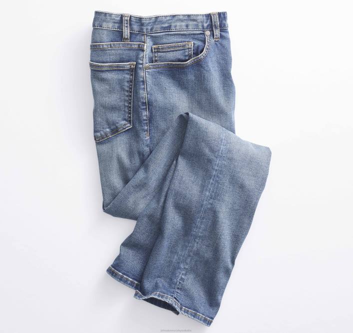 Johnston & Murphy Hommes jeans TXRN458 vêtements lavage léger