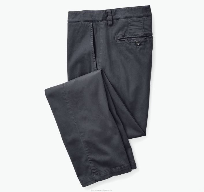 Johnston & Murphy Hommes pantalon chino délavé TXRN476 vêtements marine