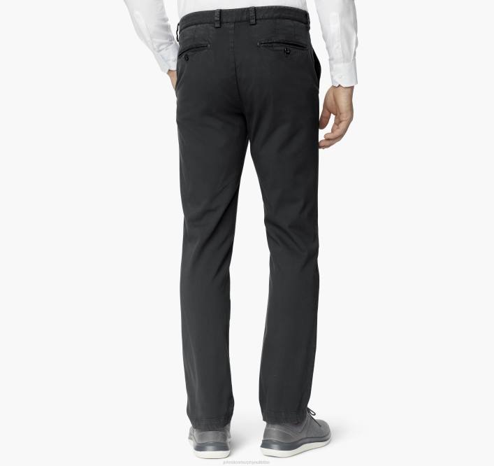 Johnston & Murphy Hommes pantalon chino délavé TXRN574 vêtements noir