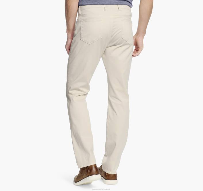 Johnston & Murphy Hommes pantalon à cinq poches TXRN503 vêtements pierre