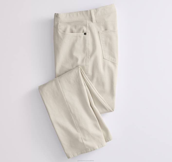 Johnston & Murphy Hommes pantalon à cinq poches TXRN503 vêtements pierre