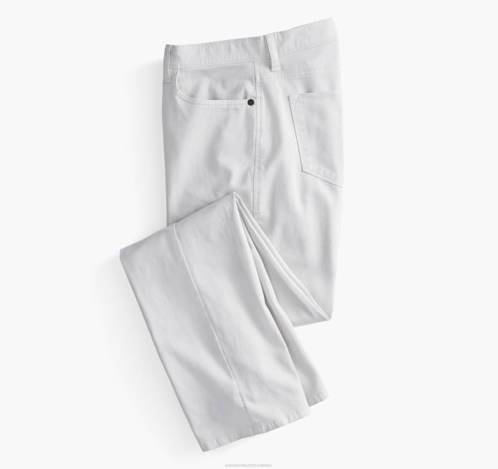 Johnston & Murphy Hommes pantalon à cinq poches TXRN656 vêtements blanc