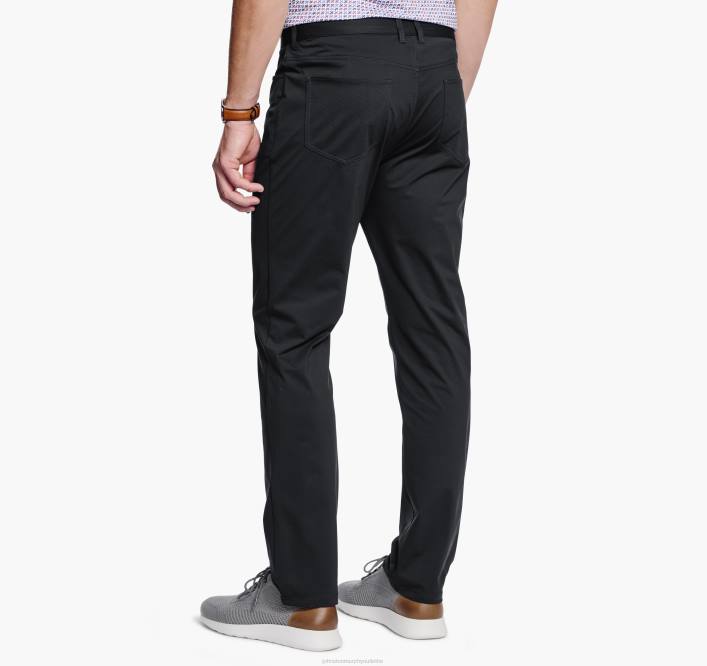 Johnston & Murphy Hommes pantalon cinq poches xc4 performance TXRN472 vêtements noir