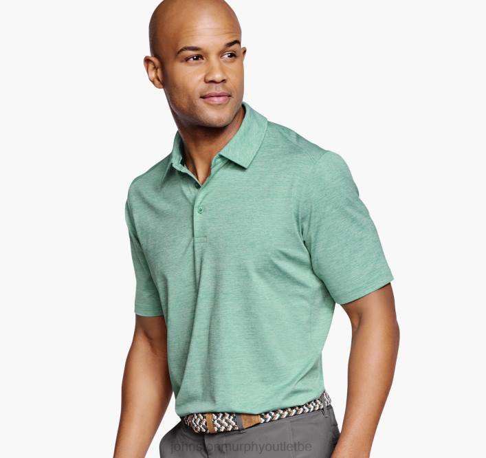 Johnston & Murphy Hommes polo de performance solide xc4 TXRN428 vêtements vert