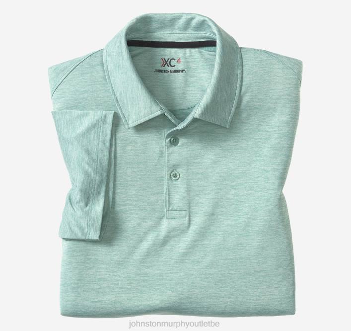 Johnston & Murphy Hommes polo de performance solide xc4 TXRN428 vêtements vert