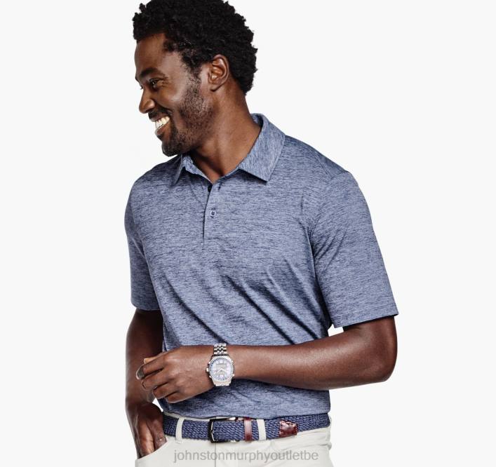 Johnston & Murphy Hommes polo de performance solide xc4 TXRN444 vêtements marine