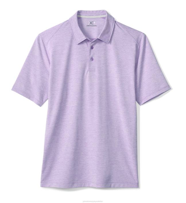 Johnston & Murphy Hommes polo de performance solide xc4 TXRN454 vêtements lavande