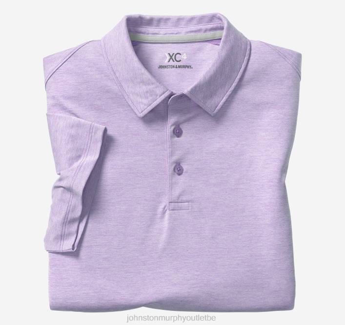 Johnston & Murphy Hommes polo de performance solide xc4 TXRN454 vêtements lavande