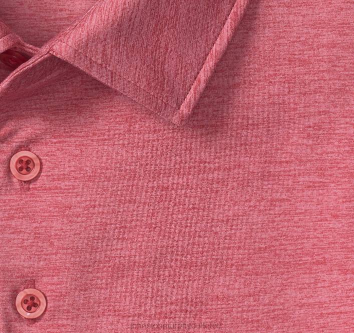 Johnston & Murphy Hommes polo de performance solide xc4 TXRN480 vêtements rouge