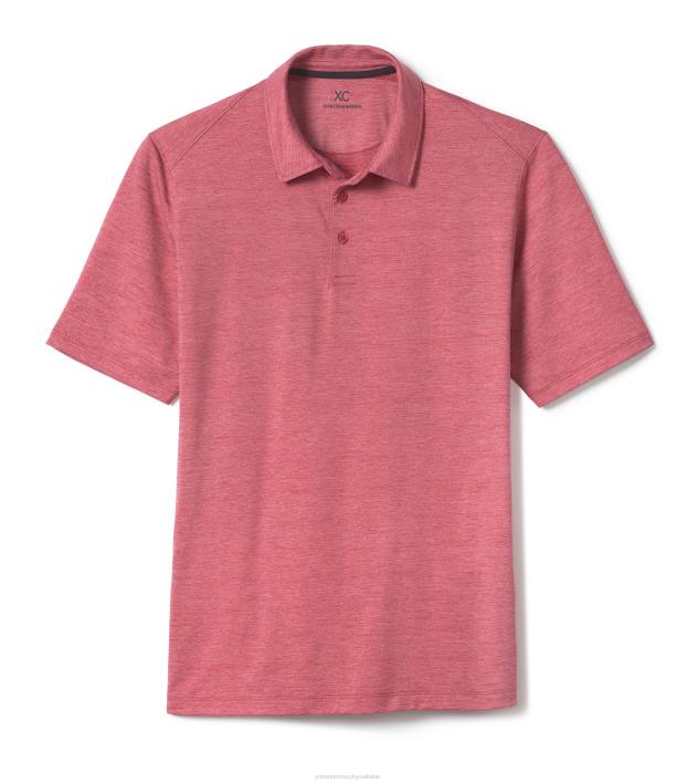 Johnston & Murphy Hommes polo de performance solide xc4 TXRN480 vêtements rouge
