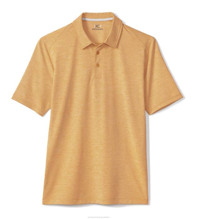 Johnston & Murphy Hommes polo de performance solide xc4 TXRN493 vêtements Tangerine