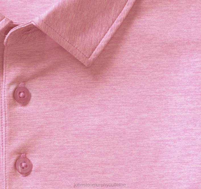 Johnston & Murphy Hommes polo de performance solide xc4 TXRN547 vêtements rose