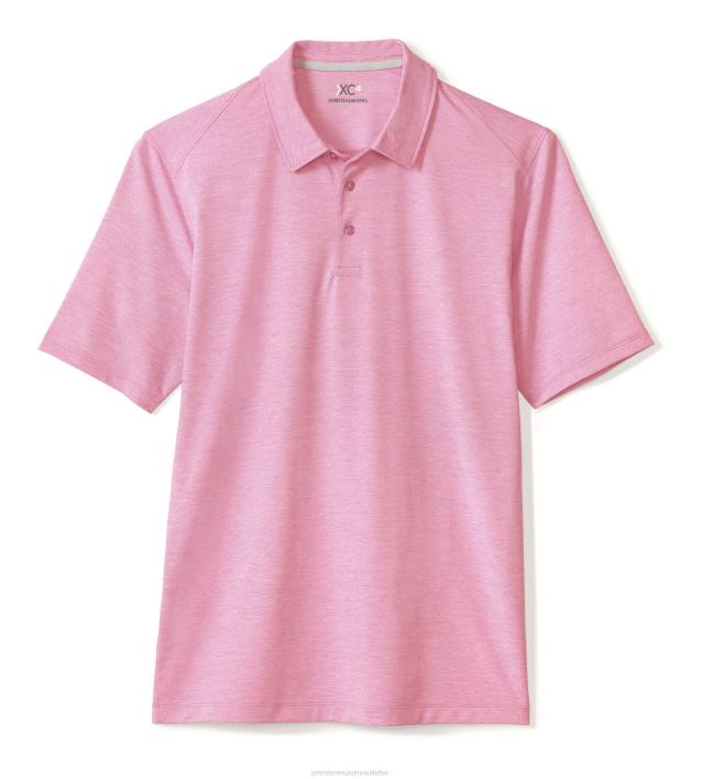 Johnston & Murphy Hommes polo de performance solide xc4 TXRN547 vêtements rose