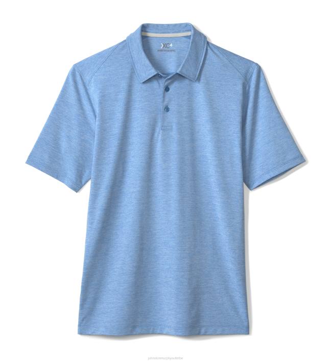 Johnston & Murphy Hommes polo de performance solide xc4 TXRN566 vêtements bleu