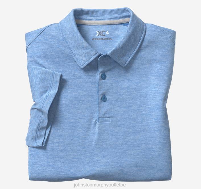 Johnston & Murphy Hommes polo de performance solide xc4 TXRN566 vêtements bleu