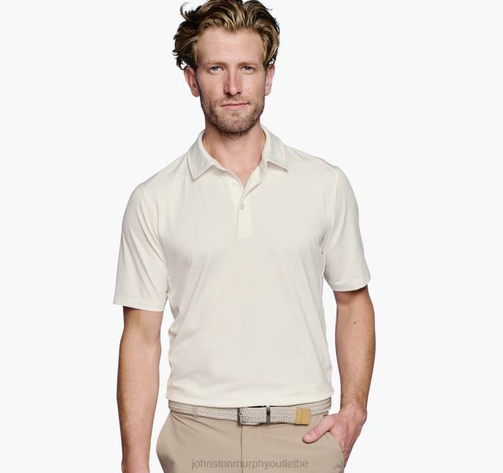 Johnston & Murphy Hommes polo de performance solide xc4 TXRN664 vêtements blanc